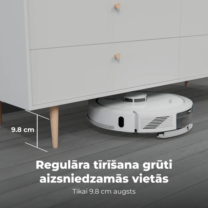 Roboti putekļu sūcēji Aeno RC8S White